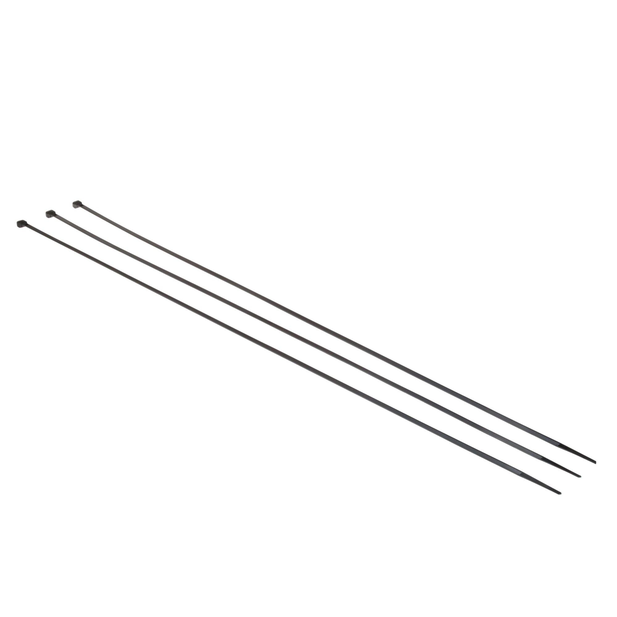 3M CT36BK175 Black Cable Ties - 175 Pack, Heavy Duty Nylon Zip Ties for Organizing Wires, Cables & Home Office Use