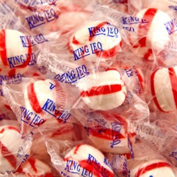 Delicious Peppermint Soft Candy - 1LB Bag (82 Pieces) | Bulk Christmas Candy for Holiday Parties, Stocking Stuffers & Office Treats