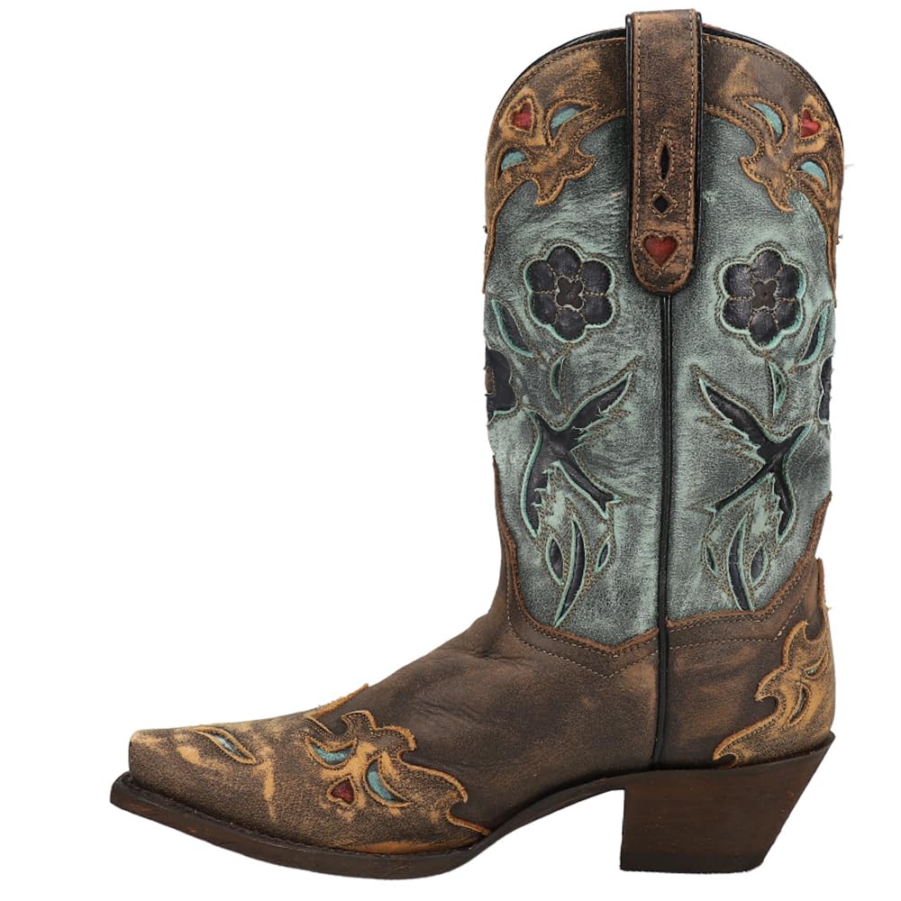 Dan Post Women's Blue Bird Snip Toe Casual Boots - Mid Calf, 2-3