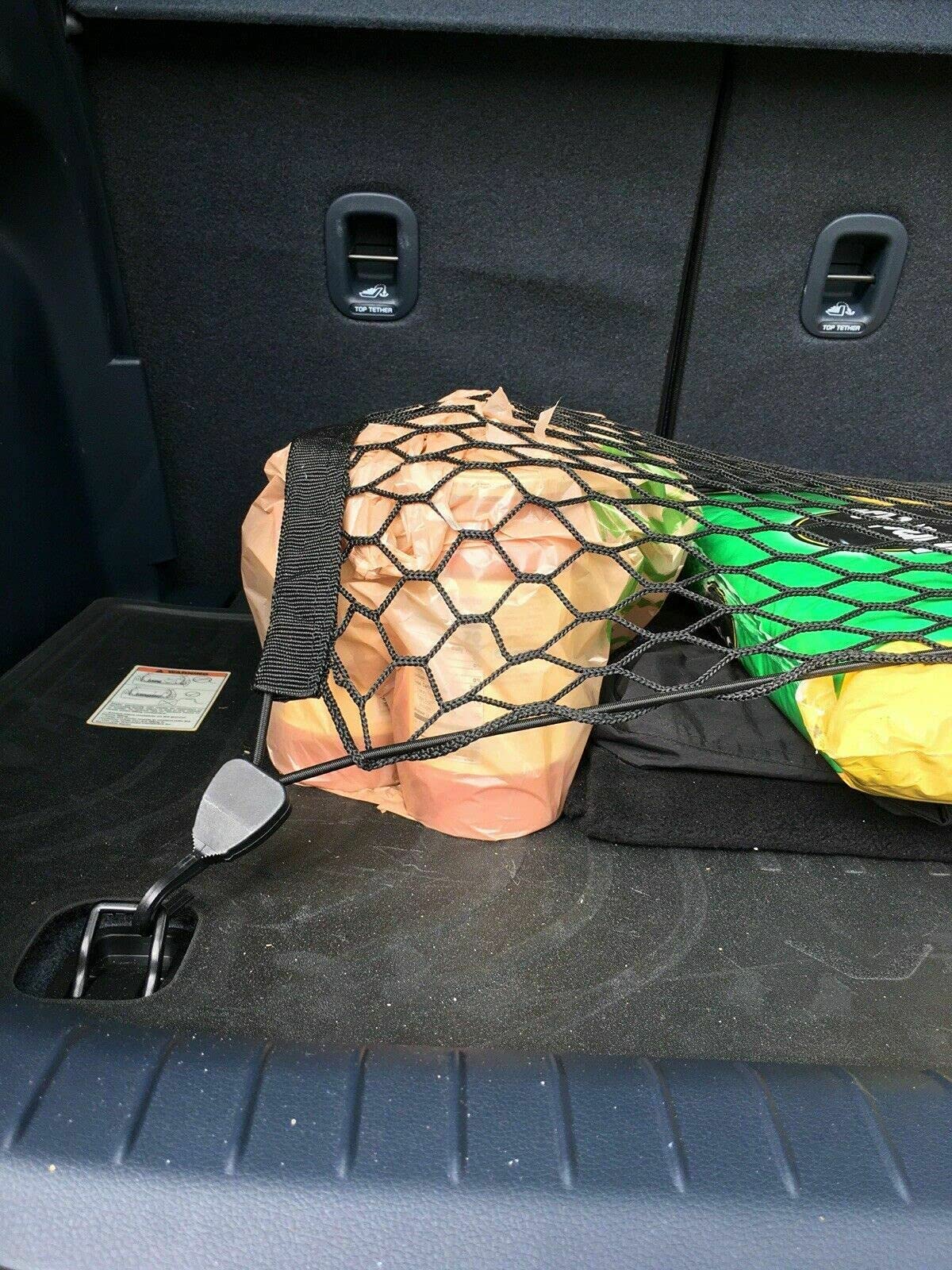 Premium Rear Trunk Organizer Cargo Net for Hyundai Venue 2020-2023 | Heavy-Duty Mesh SUV Storage Organizer | Car Trunk Accessories for Travel, Groceries & Sports Equipment