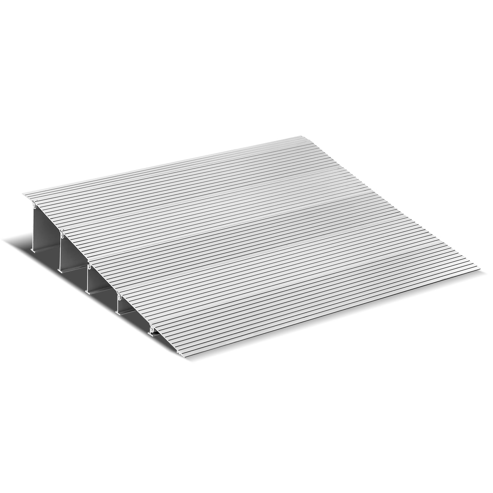 Threshold Ramp Aluminum Door Entry Ramp - 800Lbs Weight Capacity, Adjustable for Wheelchairs, Strollers, Scooters & Power Chairs - 5 Inch Height - Perfect for Home, Office & Store Accessibility