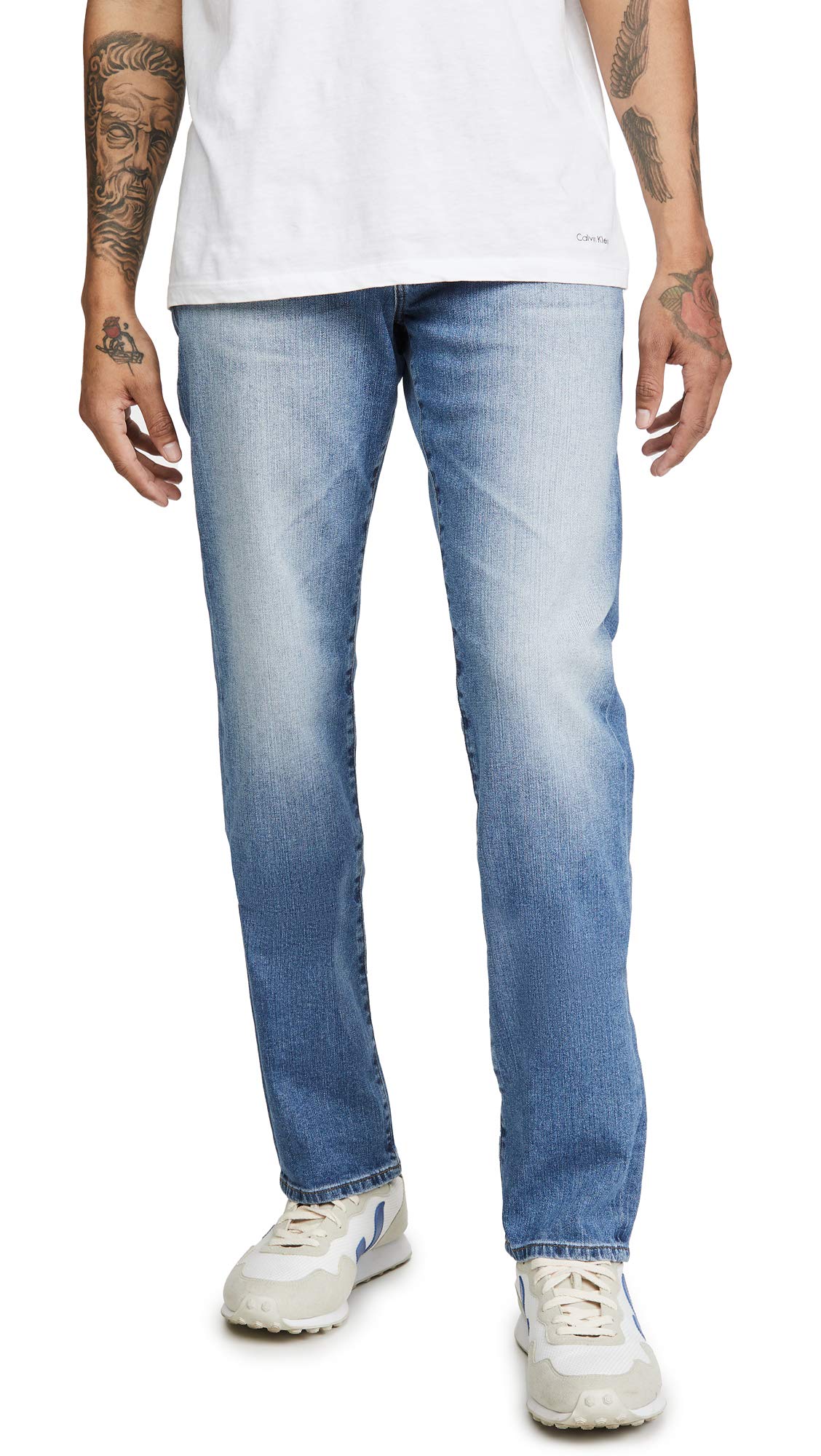 AG Men's The Graduate Tailored Leg Denim Jeans - Slim Fit Stretch Comfort for Work & Casual Wear | Durable Denim Pants for Office, Travel & Everyday Style