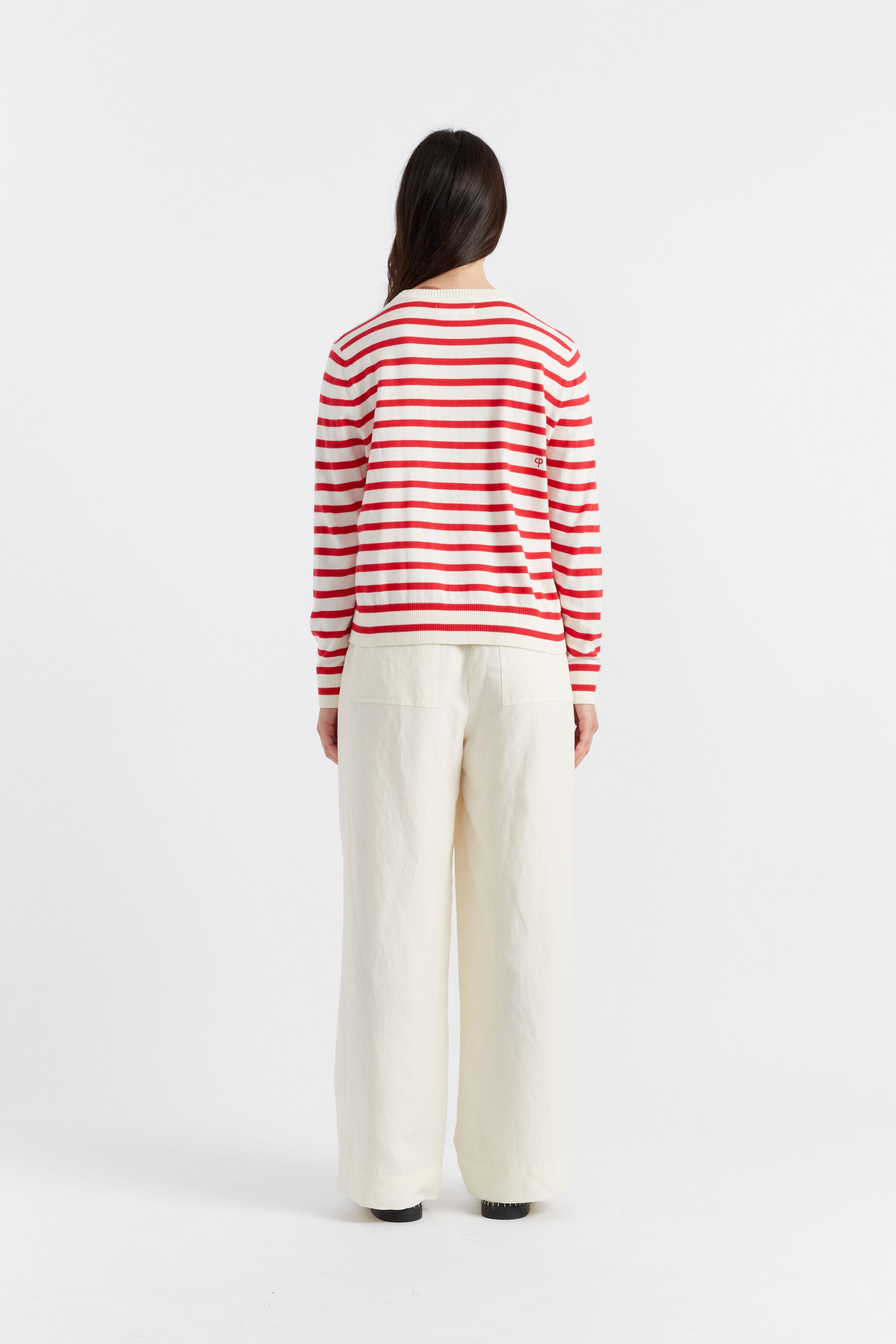 Red Cotton Snoopy Nautical Sweater for Women - Cute Cartoon Dog Pullover - Perfect for Casual Wear, Fall Outfits & Christmas Gifts