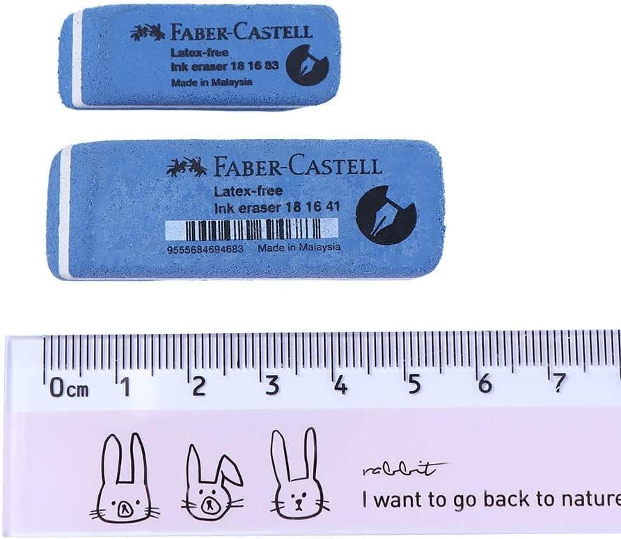 Premium Large Frosted Eraser - Pen-Style Sand Eraser for Gel Pens, Fountain Pens & Ink Pens | Office & School Correction Supplies | Perfect for Students, Artists & Professionals