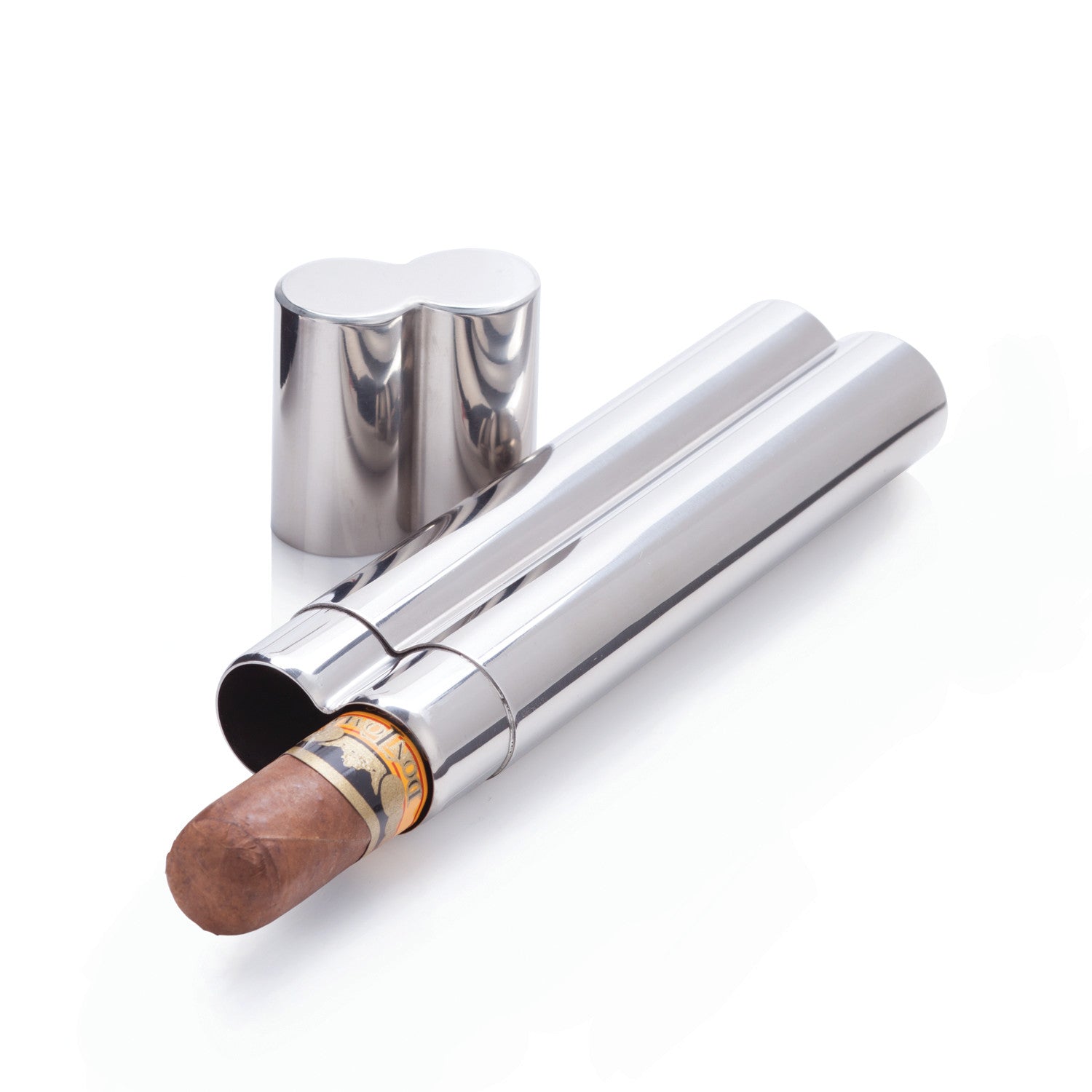 Premium Stainless Steel Cigar Holder - Durable & Elegant Cigar Accessory for Smoking Enthusiasts | Perfect for Outdoor Parties, Weddings & Relaxing at Home