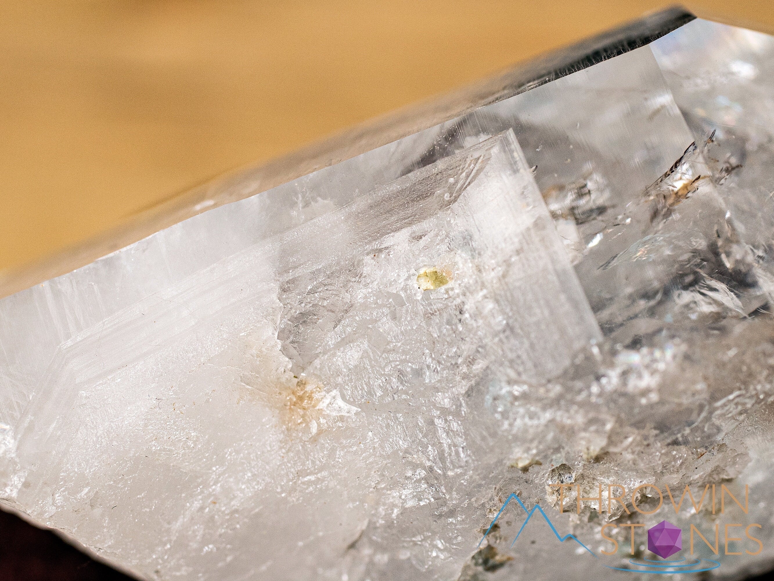 Natural COOKEITE in Clear QUARTZ Raw Crystal Specimen - Healing Stones Collection, Unique Housewarming Gift & Spiritual Home Decor (40831) - Perfect for Meditation, Energy Work & Crystal Healing