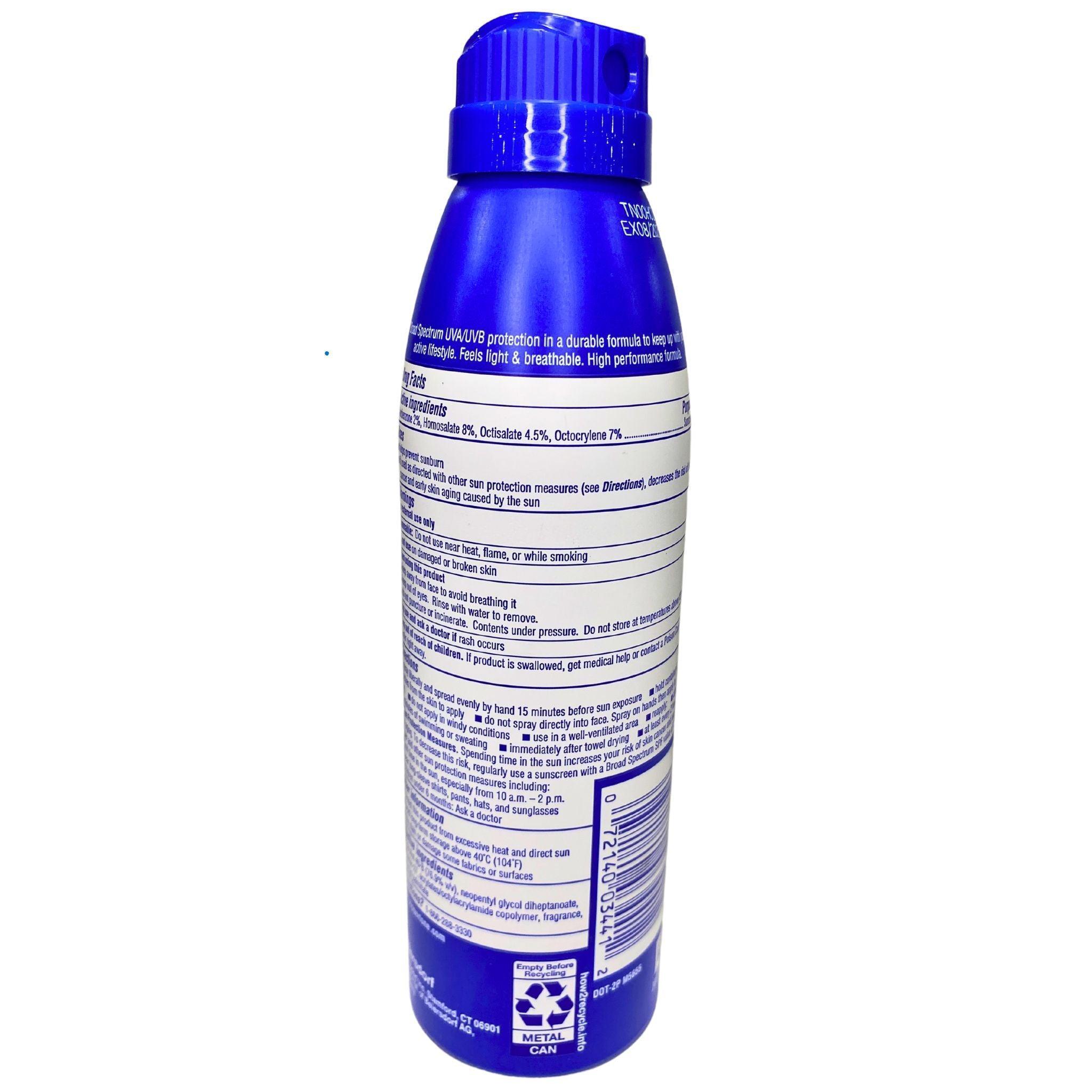 Coppertone Sunscreen Spray SPF 30 - 5.5 oz (96 Pack) | 4-in-1 Sport Performance Sun Protection | Water-Resistant, Sweatproof for Outdoor Activities, Beach, Swimming & Sports