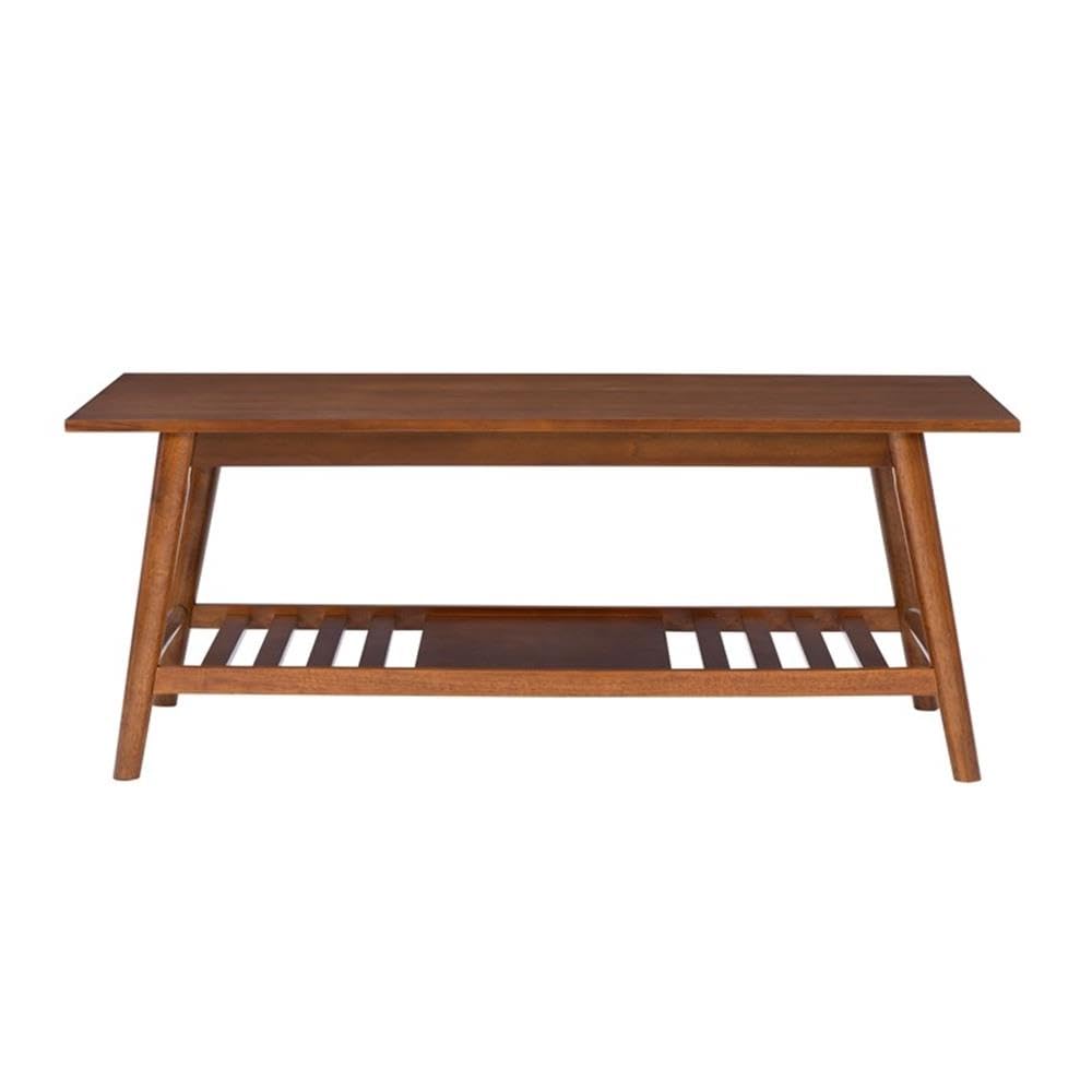 Brown Linon Samantha Wood Coffee Table - Stylish & Durable Living Room Furniture for Home Decor