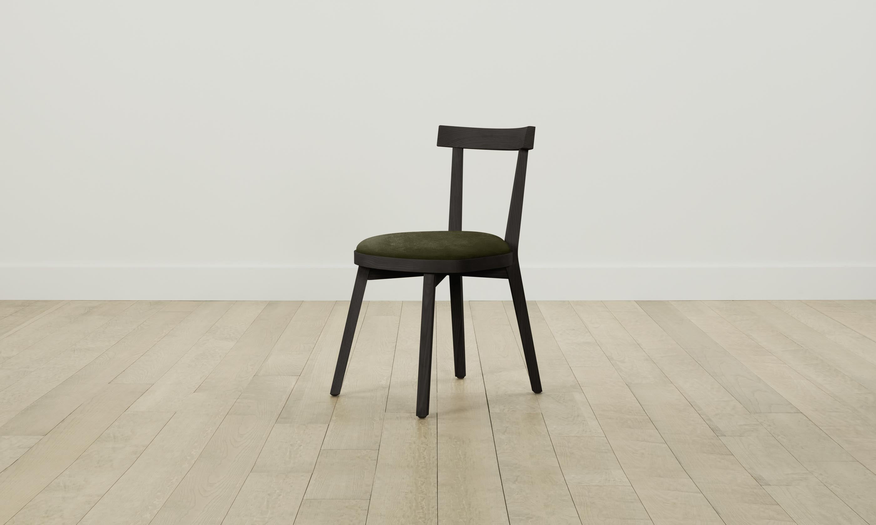 Allen Dining Chair - Performance Velvet Olive Upholstered Seat - Modern Comfort for Kitchen, Dining Room & Home Office