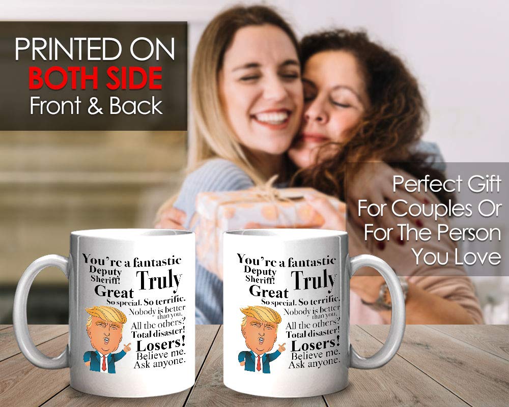 Sheriff Coffee Mug - Conservative Gift for Law Enforcement Officers | Police Appreciation Present | Perfect for Office, Home & Police Station Use