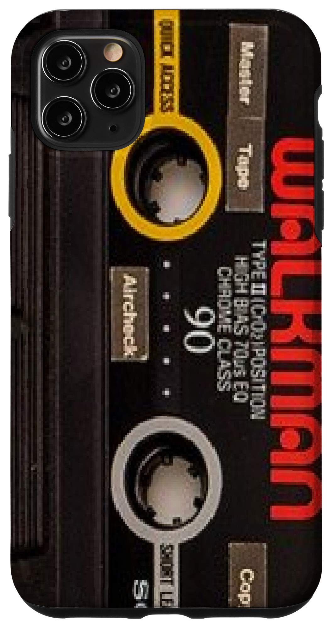 Vintage Cassette Tape Case for iPhone 11 Pro Max - Retro Style Protective Phone Cover - Perfect for Music Lovers & 90s Nostalgia Fans (Use for Daily Protection, Themed Parties, Photography Props)