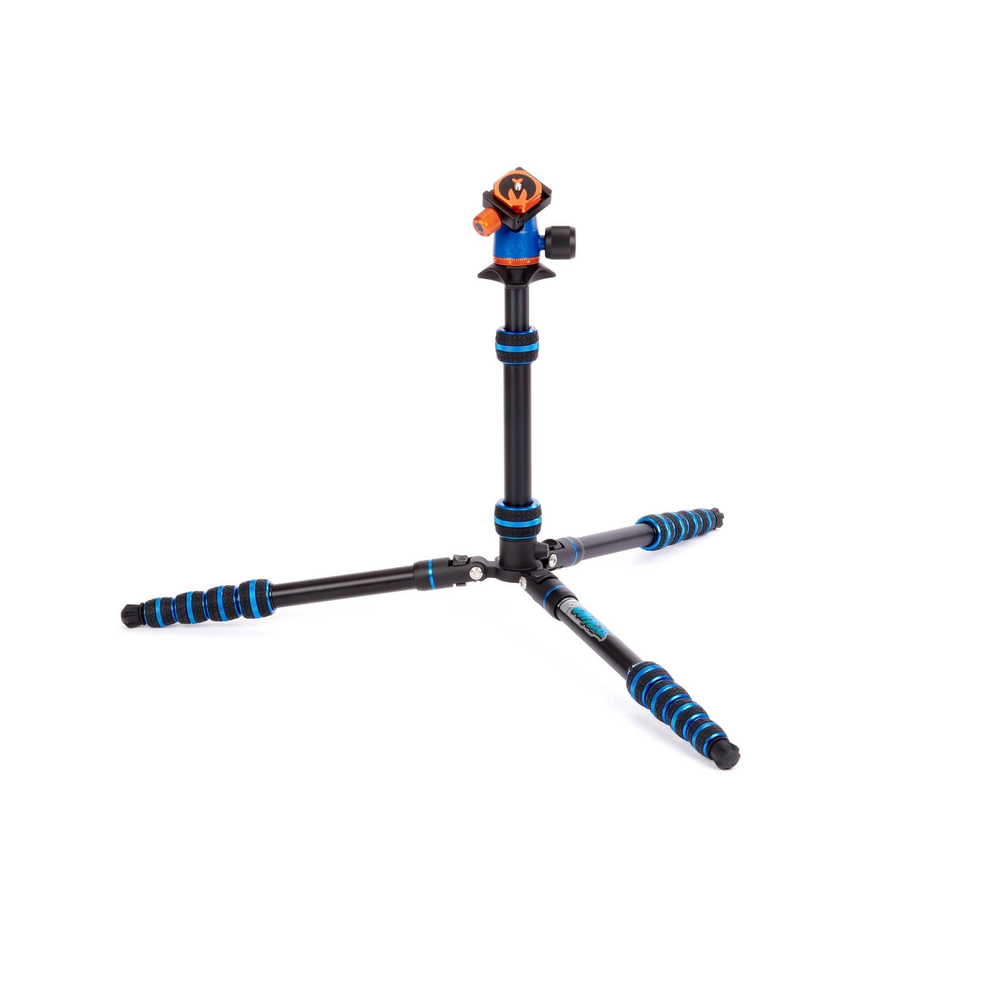 3 Legged Things Punks Corey 2.0 & Airhed Neo 2.0 Tripod System (Blue) - Professional Camera Tripod for Photography, Videography, Travel & Outdoor Shooting