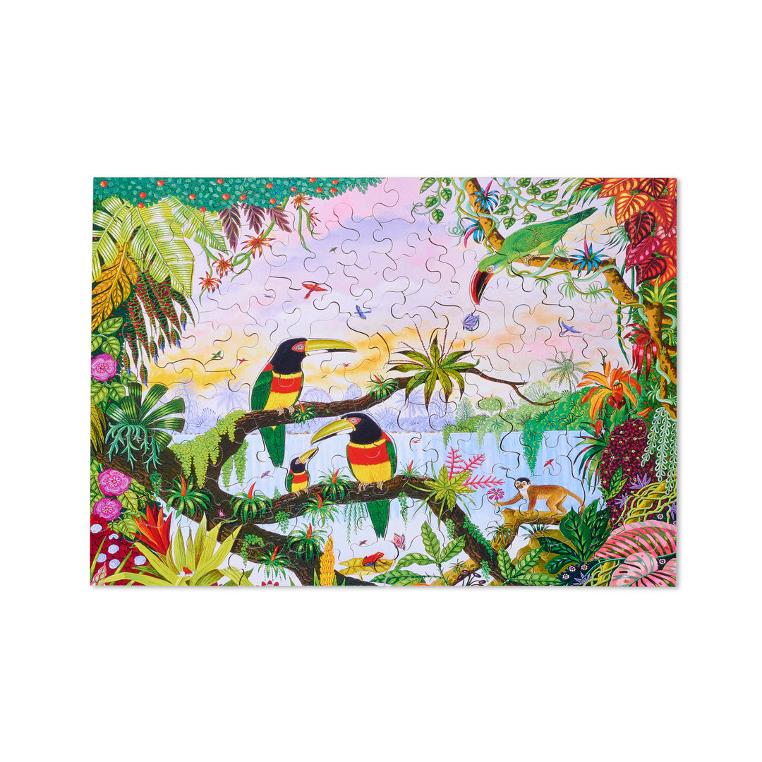 The Jungle Jigsaw Puzzle - 1000 Piece Animal Wildlife Puzzle for Adults & Teens - Perfect for Family Game Night & Stress Relief