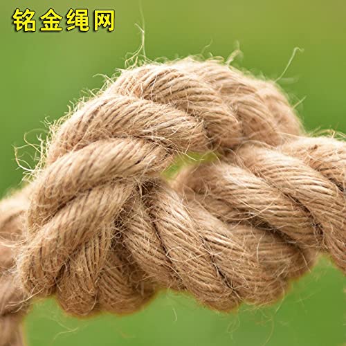 24MM Natural Jute Rope Twine - 10M Hemp Cord for DIY Crafts, Home Decor, Macrame & Gift Wrapping (24MMx10Meters) - Perfect for Wall Hangings, Plant Hangers, and Rustic Wedding Decorations