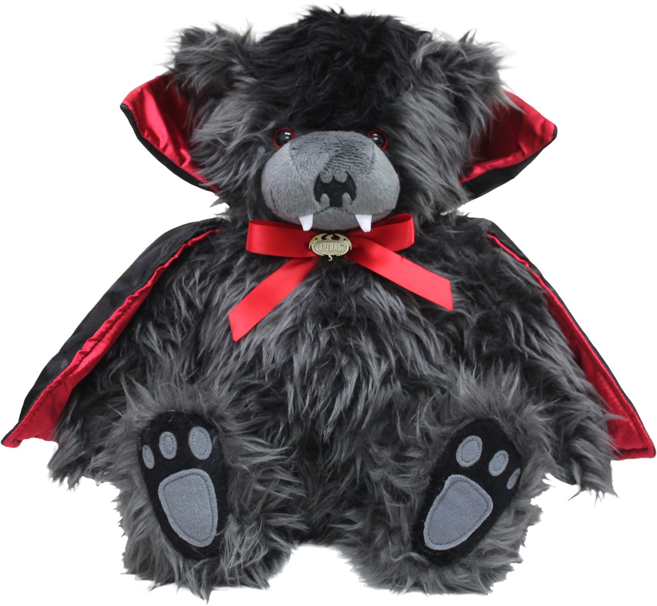 Spiral TED The Impaler Stuffed Teddy Bear Toy - Cute Plush Animal for Kids Gifts, Halloween Decor & Horror Collectibles