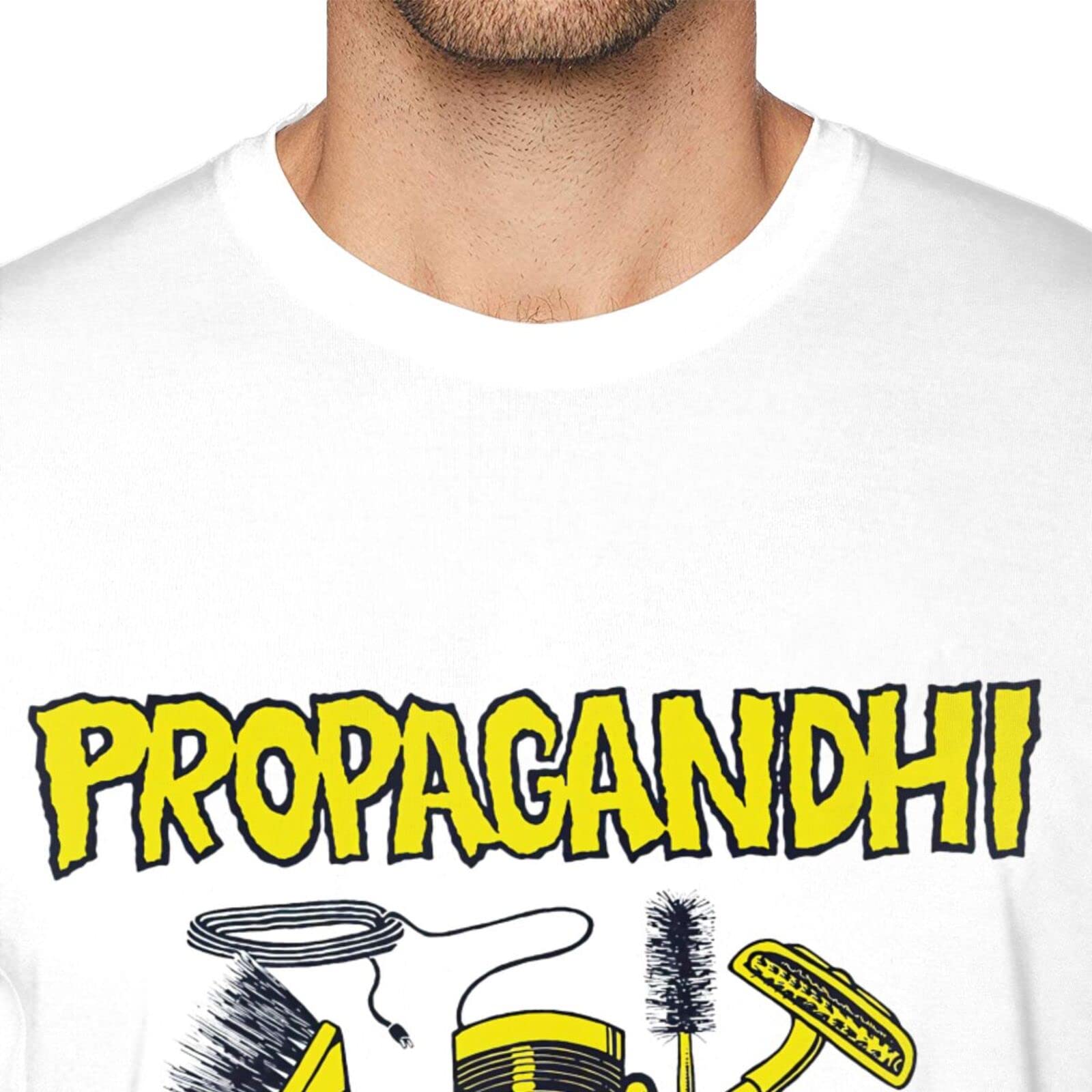Propagandhi How to Clean Everything Graphic T-Shirt for Boys - Summer Round Neck Short Sleeve Cotton Tee in White | Casual Wear, Music Fan Outfit, Punk Rock Style