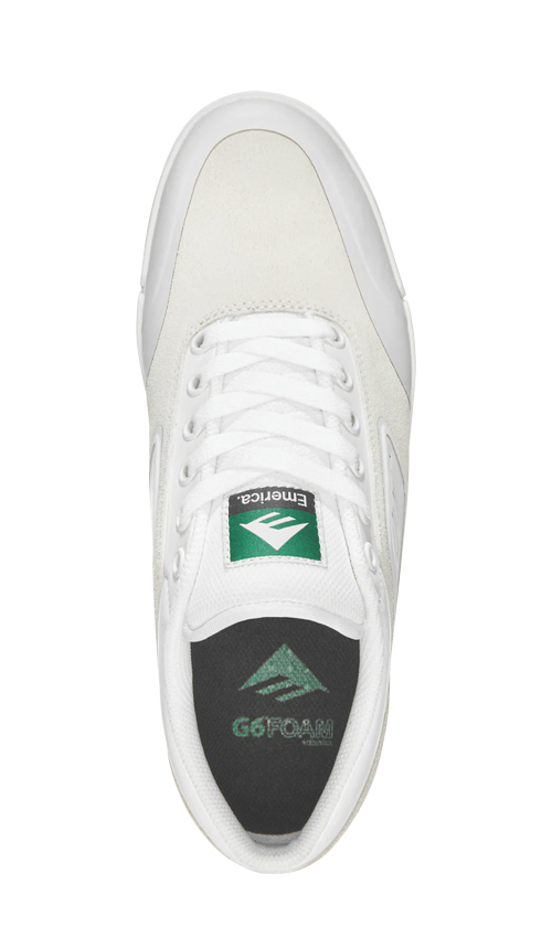 Emerica Phocus G6 Men's Skateboarding Shoes - White | High-Performance Skate Shoes for Street & Park Riding | Durable & Comfortable Design for Skaters