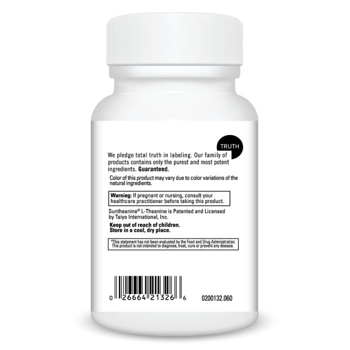Davinci Labs L-Theanine 200mg Capsules (60 Count) - Stress Relief & Relaxation Supplement for Focus, Sleep & Anxiety Support - Perfect for Work, Study & Meditation