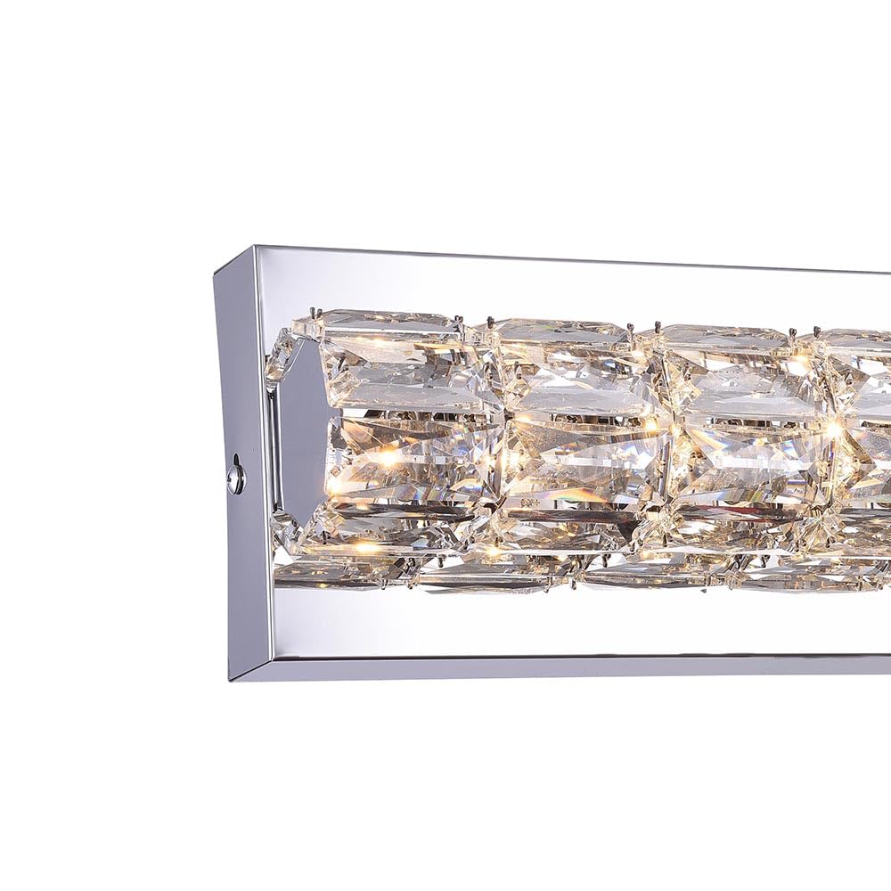 10W 16-LED Chrome Bathroom Vanity Light Fixture - Modern Energy-Efficient Mirror Lighting for Bathroom, Dressing Room & Makeup Area