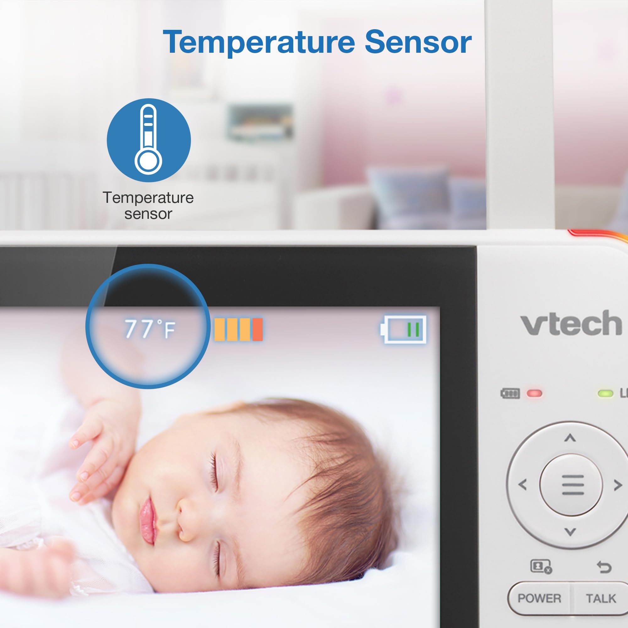 VTech VM924-2 Remote Pan-Tilt-Zoom Baby Monitor with 2 Cameras - 5