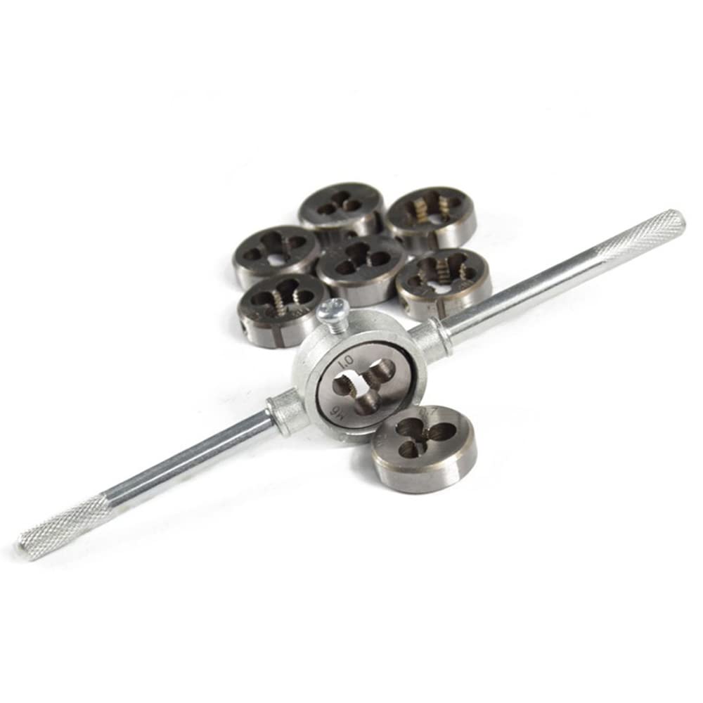 40Pcs Metric Tap and Die Set M3-M12 - Alloy Steel Threading Tools Kit with Wrench, Screwdriver & Tooth Gauge - Perfect for Plumbing, Automotive & DIY Metalworking Projects