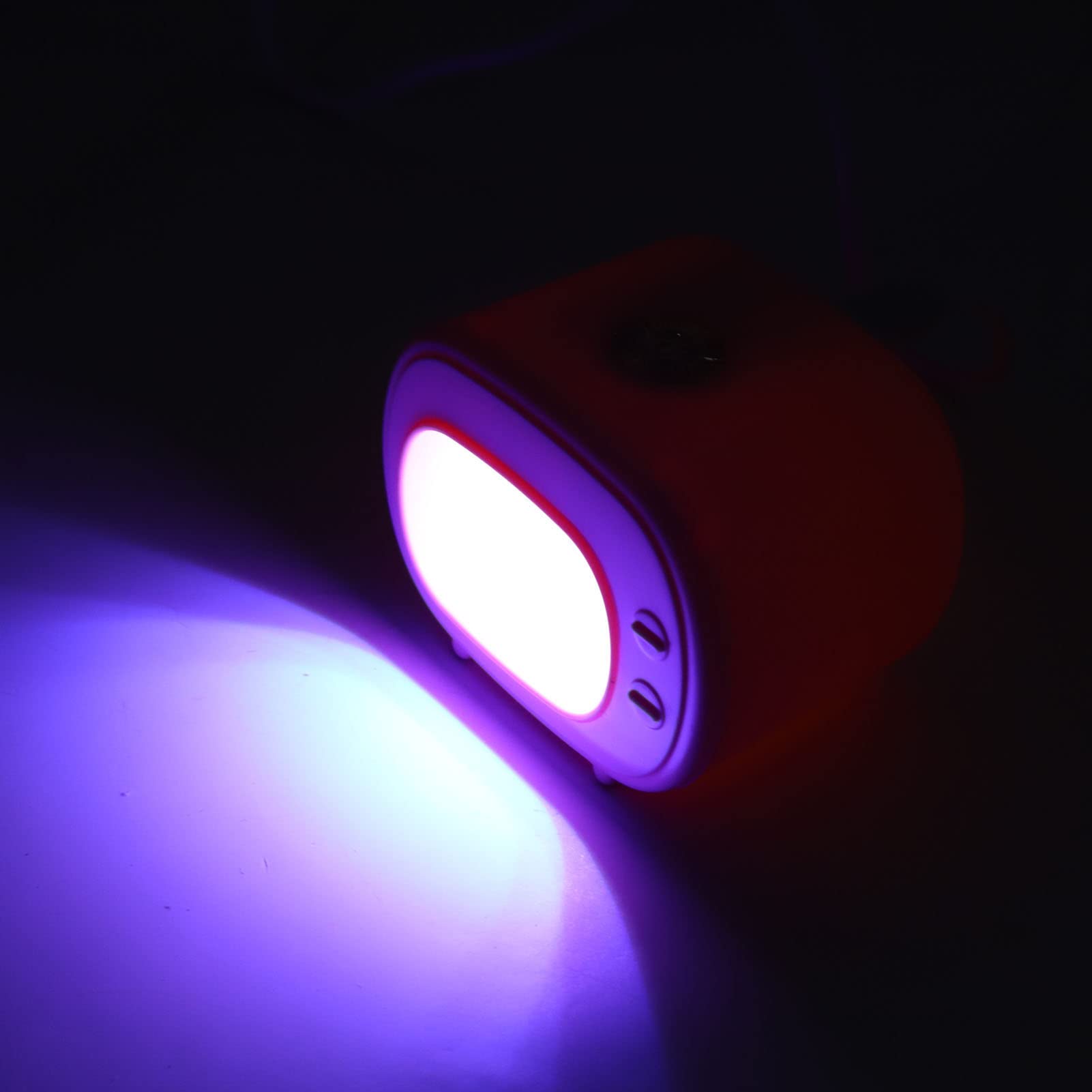 LANTRO JS Mini UV LED Nail Lamp - Portable Nail Dryer with 4 LED Beads & Soft Lighting for Fast Drying | Perfect for Home Manicures, Travel & Salon Use (Pink)