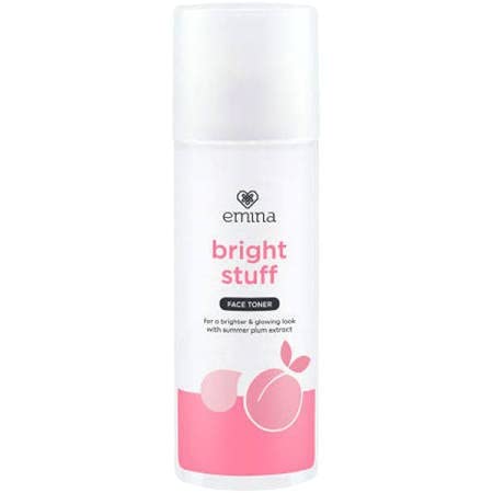 EMINA Bright Stuff Face Toner 100ml - Refreshing Facial Toner for Dull & Dirty Skin | Brightens & Cleanses for Healthy Glow | Perfect for Daily Skincare Routine & Post-Workout Refresh