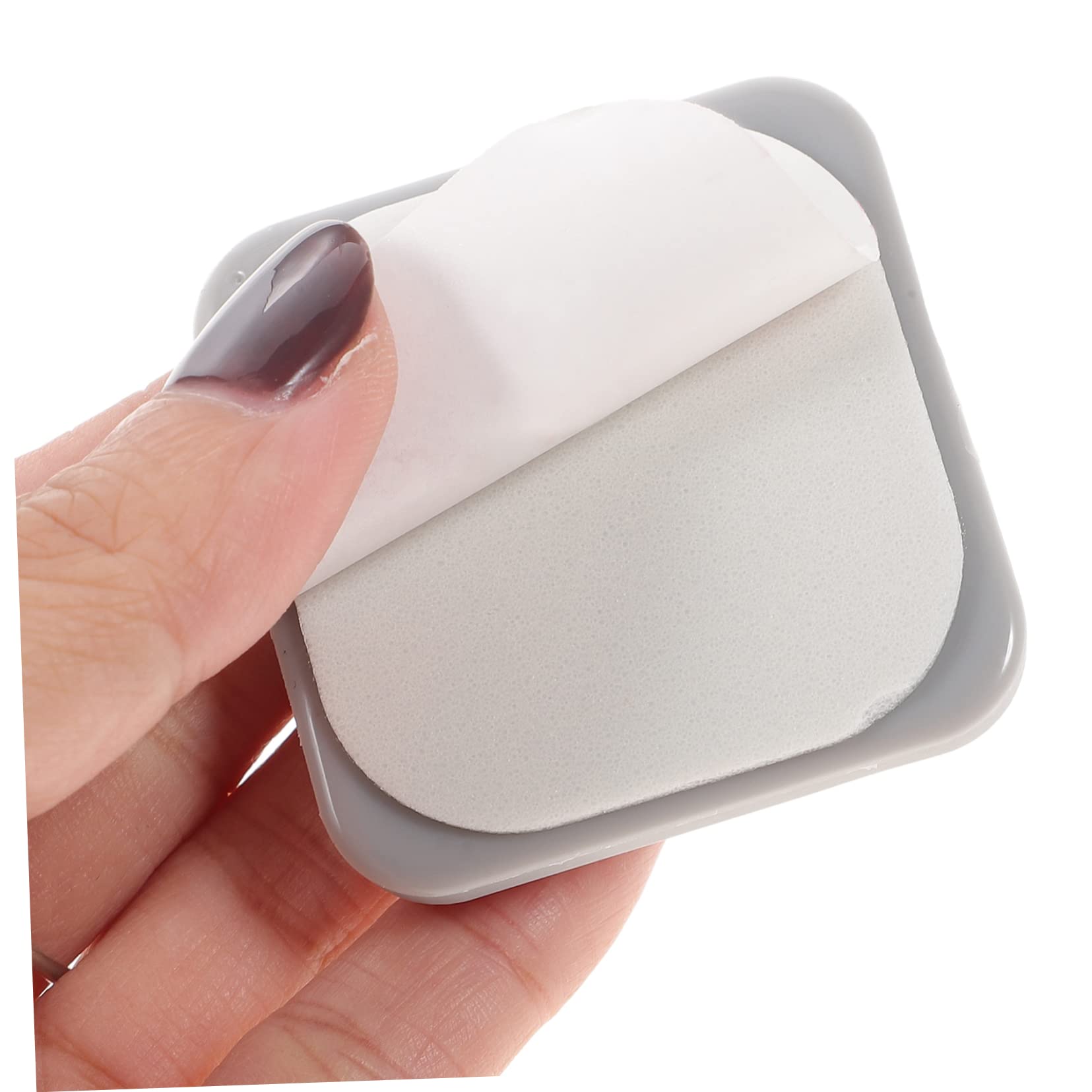 10PCS Silicone Door Knob Guard - Self Adhesive Wall Protector for Home & Office (Grey) - Prevent Wall Damage