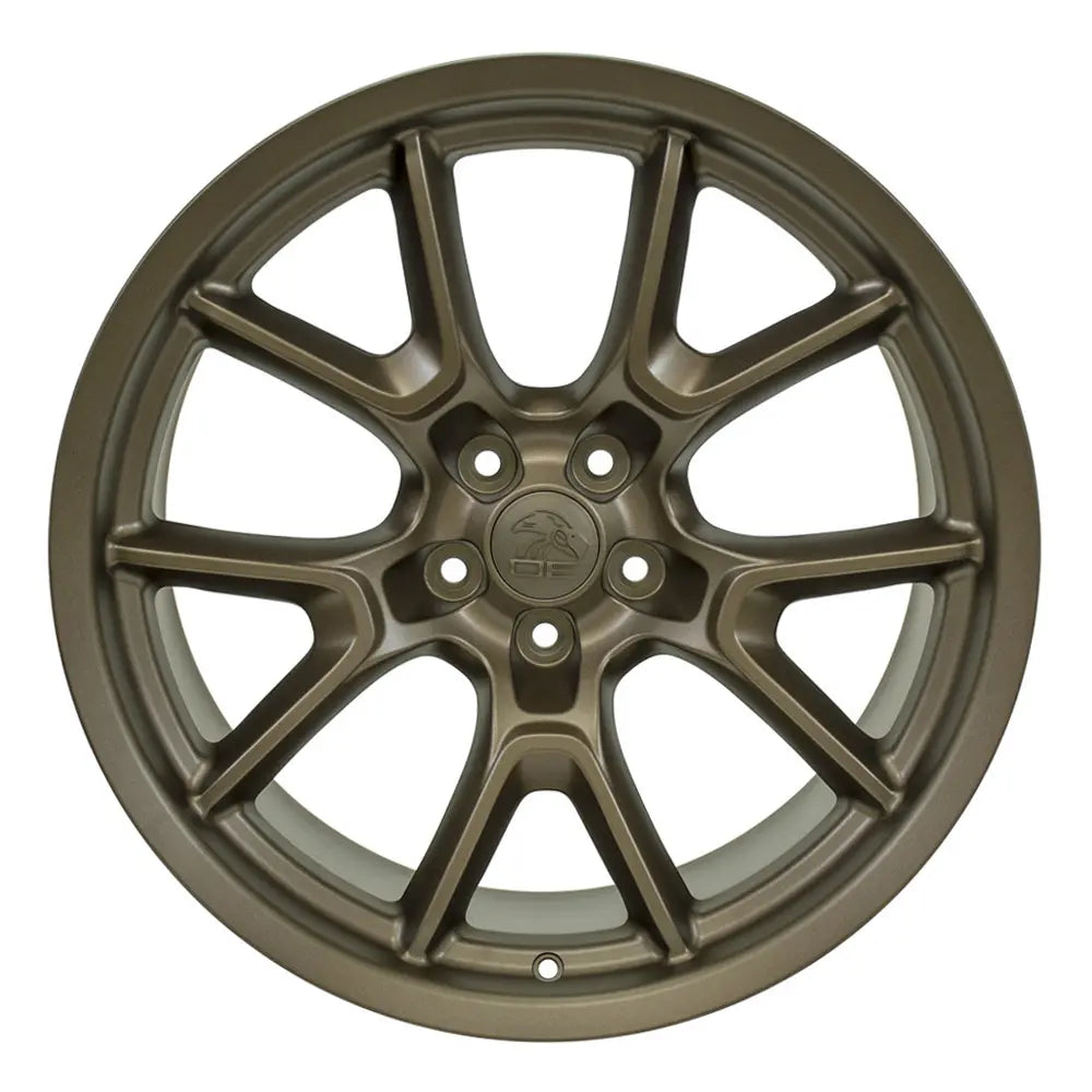 20 Inch Bronze DG21 Replica Wheel Rim 20x10 for Dodge Charger - Perfect for Performance Upgrades & Custom Car Styling