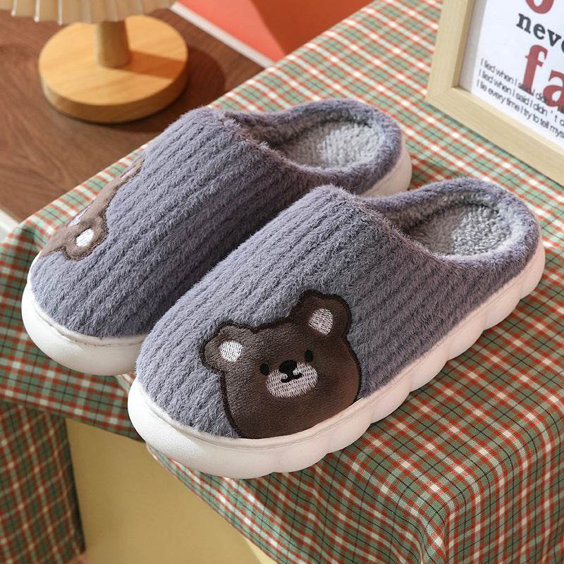 Soft & Cozy Rabbit Plush Fleece Slippers for Women - Non-Slip Indoor House Shoes - Perfect for Winter, Lounge & Home Comfort