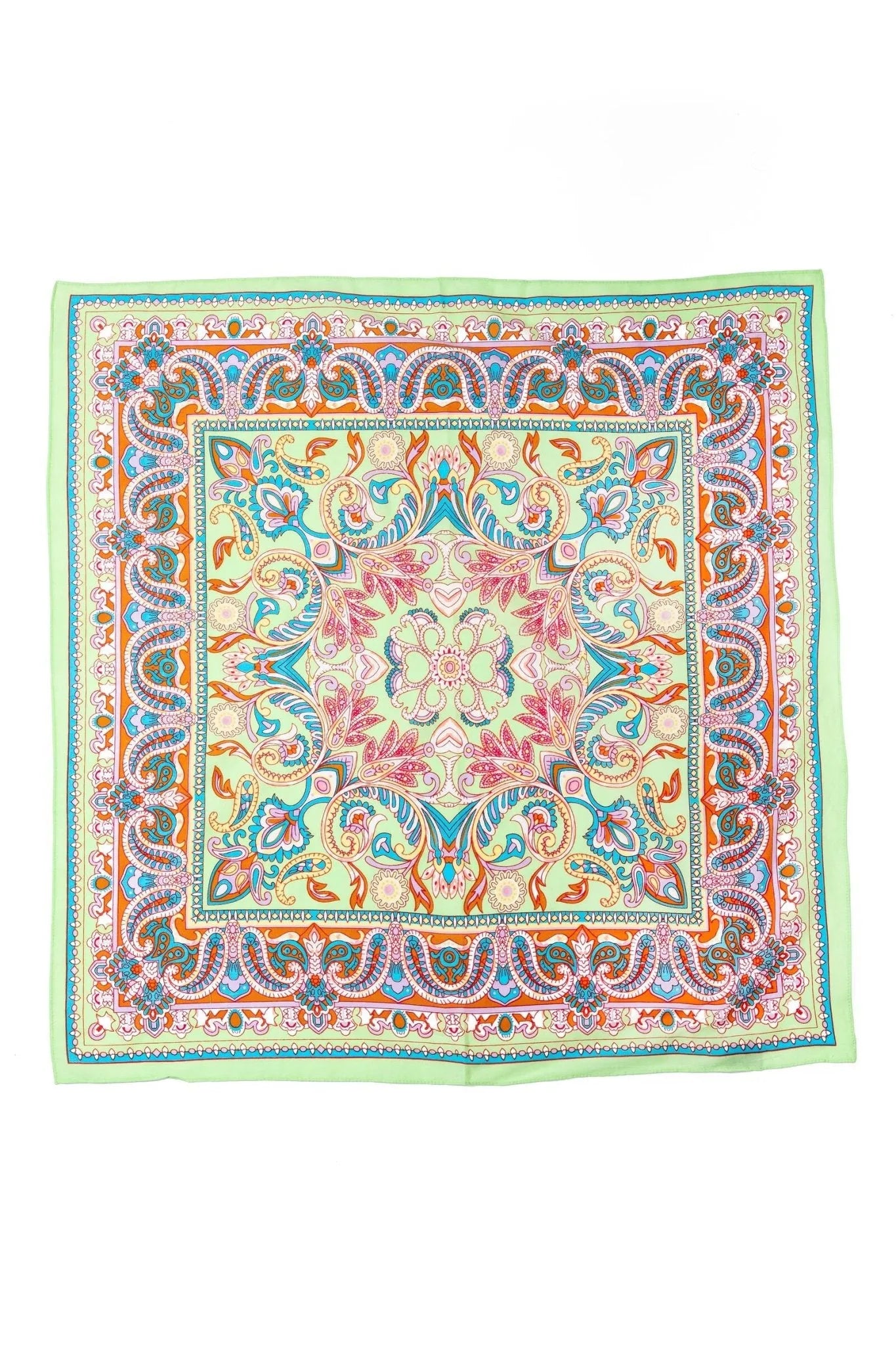 Stylish Paisley Print Bandana - Soft Cotton Fashion Scarf for Men & Women - Perfect for Outdoor Activities, Music Festivals, and Casual Wear