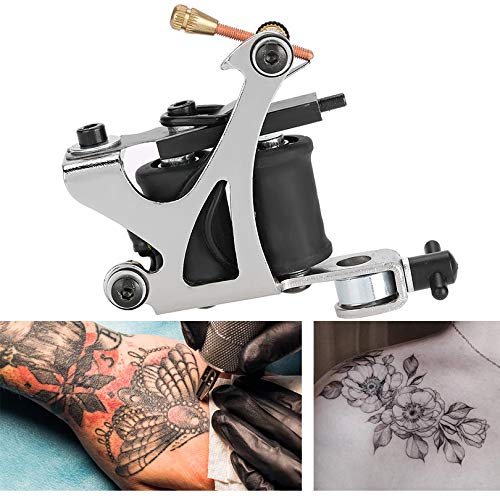 Professional Tattoo Machine Kit - Copper Coil Tattoo Gun, Shader & Tattoo Pad for Body Art - Complete Beginner Tattoo Starter Kit for Home & Studio Use