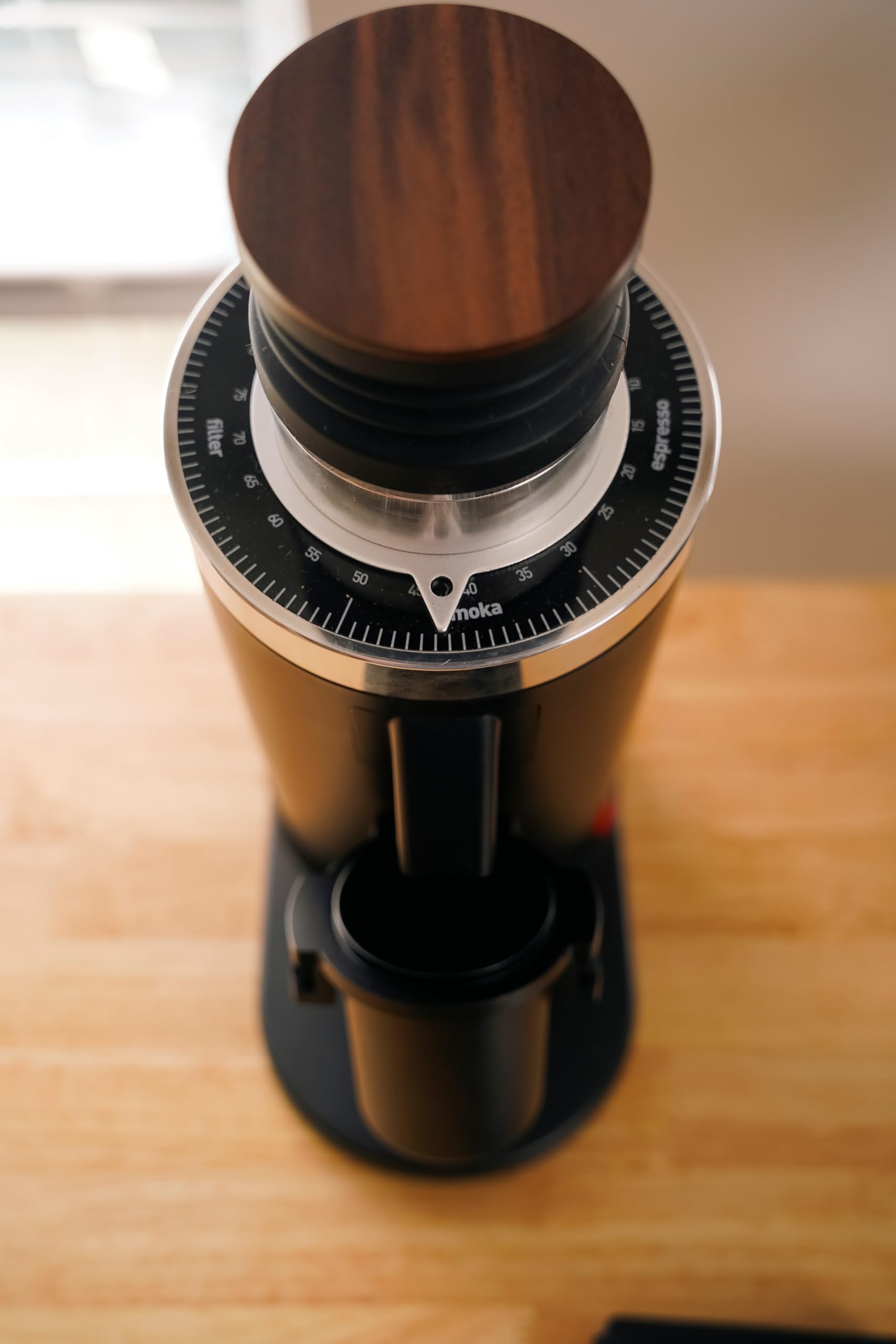 MiiCoffee DF64 II Single Dose Espresso Grinder - Black - Professional Coffee Grinder for Home Baristas & Espresso Lovers - Perfect for Pour Over, French Press & Cold Brew Coffee Making