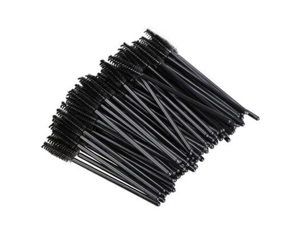 WOIWO 100PCS Disposable Eyelash Brushes - Hollow Spiral Eyelash Curler & Comb for Perfect Lash Curling - Professional Makeup Tools for Salon, Home & Travel Use
