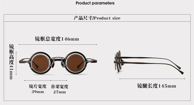 Stylish Unisex Black Titanium Round Eyeglasses with Clip-On Sunglasses - Perfect for Outdoor Activities, Driving, and Fashion Accessories