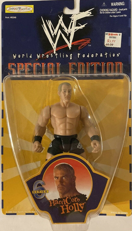 1999 WWF Jakks Pacific Special Edition Series 6 Hardcore Holly Action Figure - Exclusive Collectible for Wrestling Fans & Toy Collectors - Perfect for Display, Gifts, and Nostalgic WWF Memorabilia Collections
