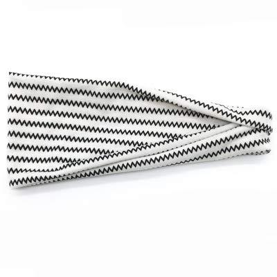 Stylish Printed Hair Bands Set for Women - 6 Pack Fashion Hair Accessories for Ponytail, Bun & Everyday Use - Perfect for Workout, Office & Casual Wear