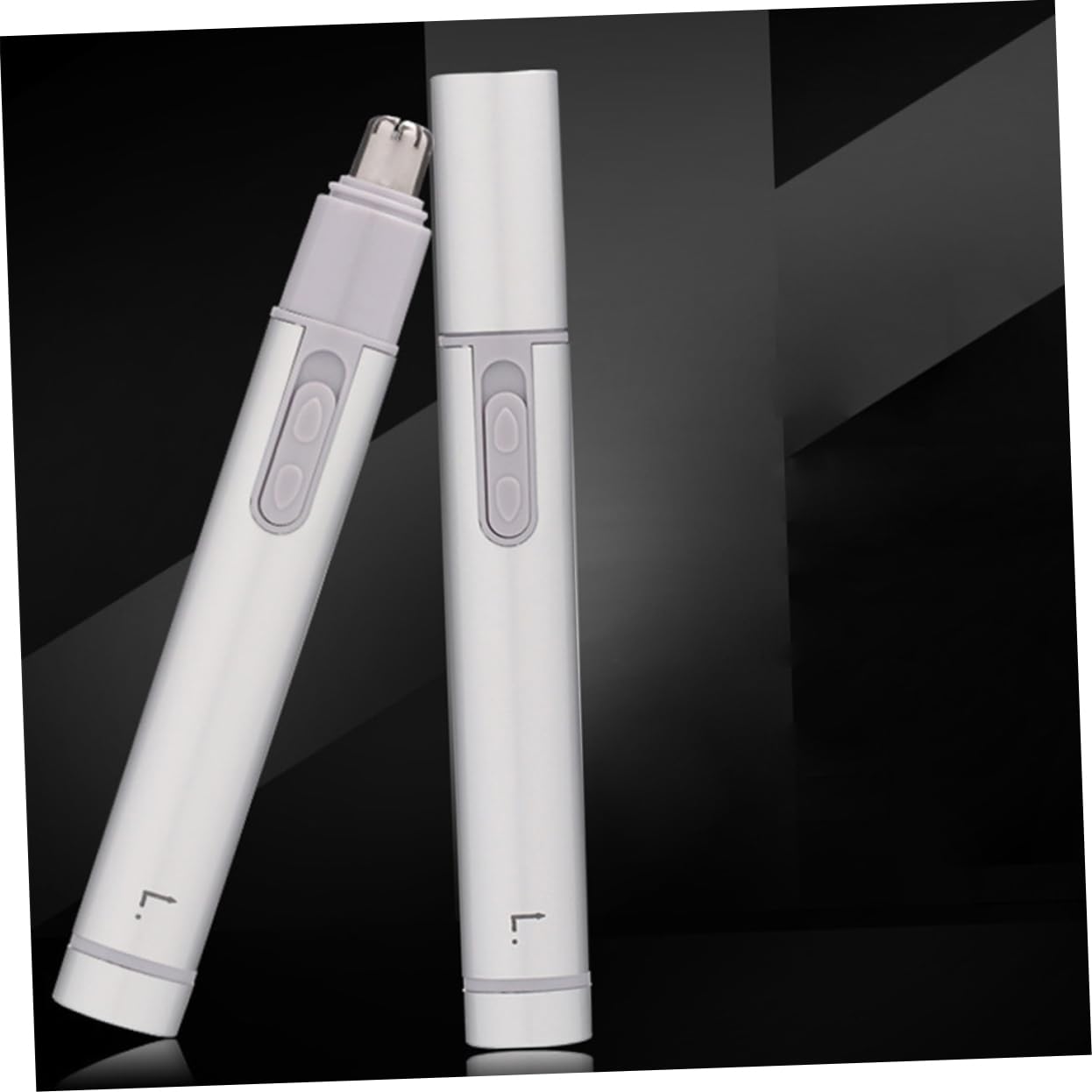 Electric Nose Hair Trimmer for Men - Mini Nose & Facial Hair Clipper - Safe Precise Grooming Tool for Home Travel & Personal Care - Best for Eyebrows Ear Hair & Beard Trimming