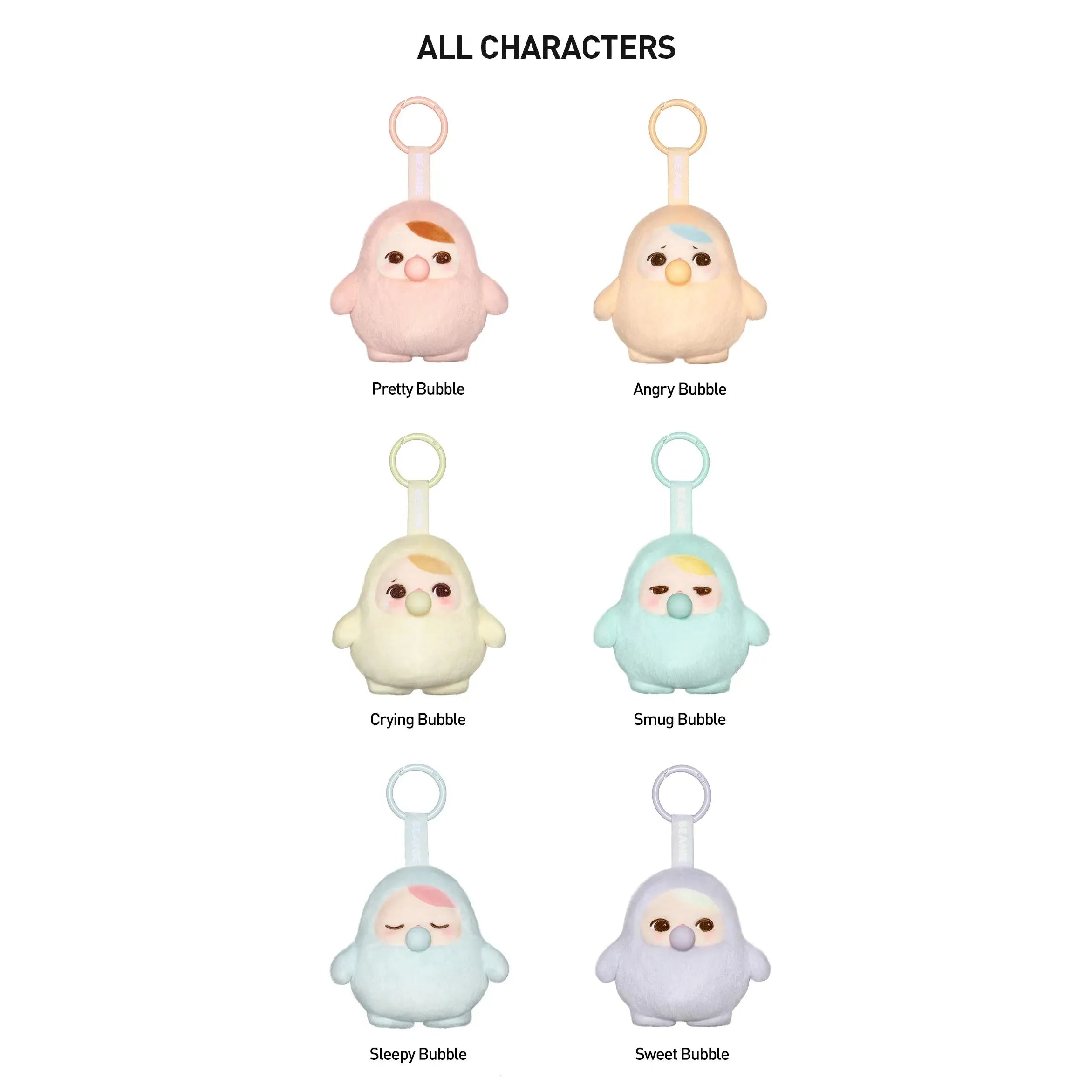 Pop Mart Pucky Beanie Bubble Up Series Blind Box Collectible Figure - Cute Anime Character Pendant for Keychain, Bag Charm & Gift for Fans