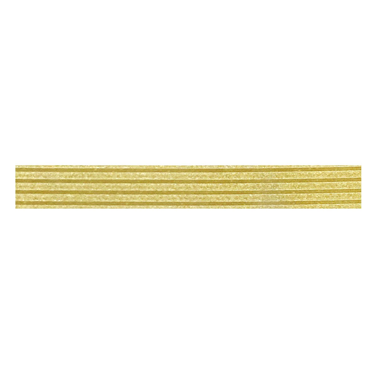 Allydrew Decorative Washi Masking Tape - Glitz Gold Stripes for Scrapbooking, Journaling, Gift Wrapping & DIY Crafts