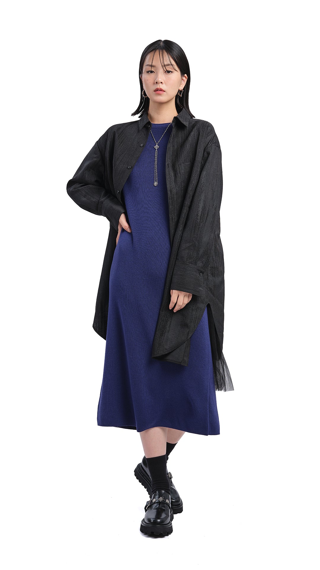 Biella Wool Knit Dress for Women - Soft Winter Sweater Dress, Warm Casual Office Wear & Holiday Party Outfit