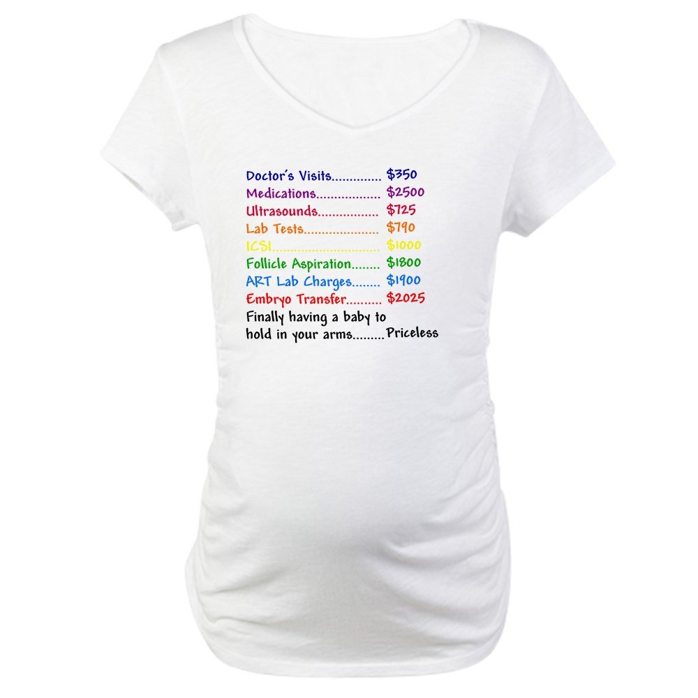 IVF Mommy Maternity T-Shirt - Comfortable Pregnancy Tee for IVF Mothers - Perfect for Doctor Visits, Baby Showers & Pregnancy Announcements