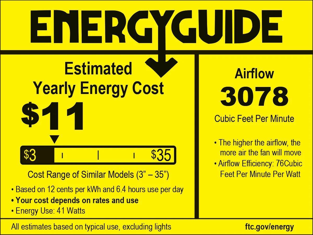 52 Alward Smart Ceiling Fan with LED Light Kit - Remote Control, Dimmable, Energy Efficient - Perfect for Bedroom, Living Room, and Office