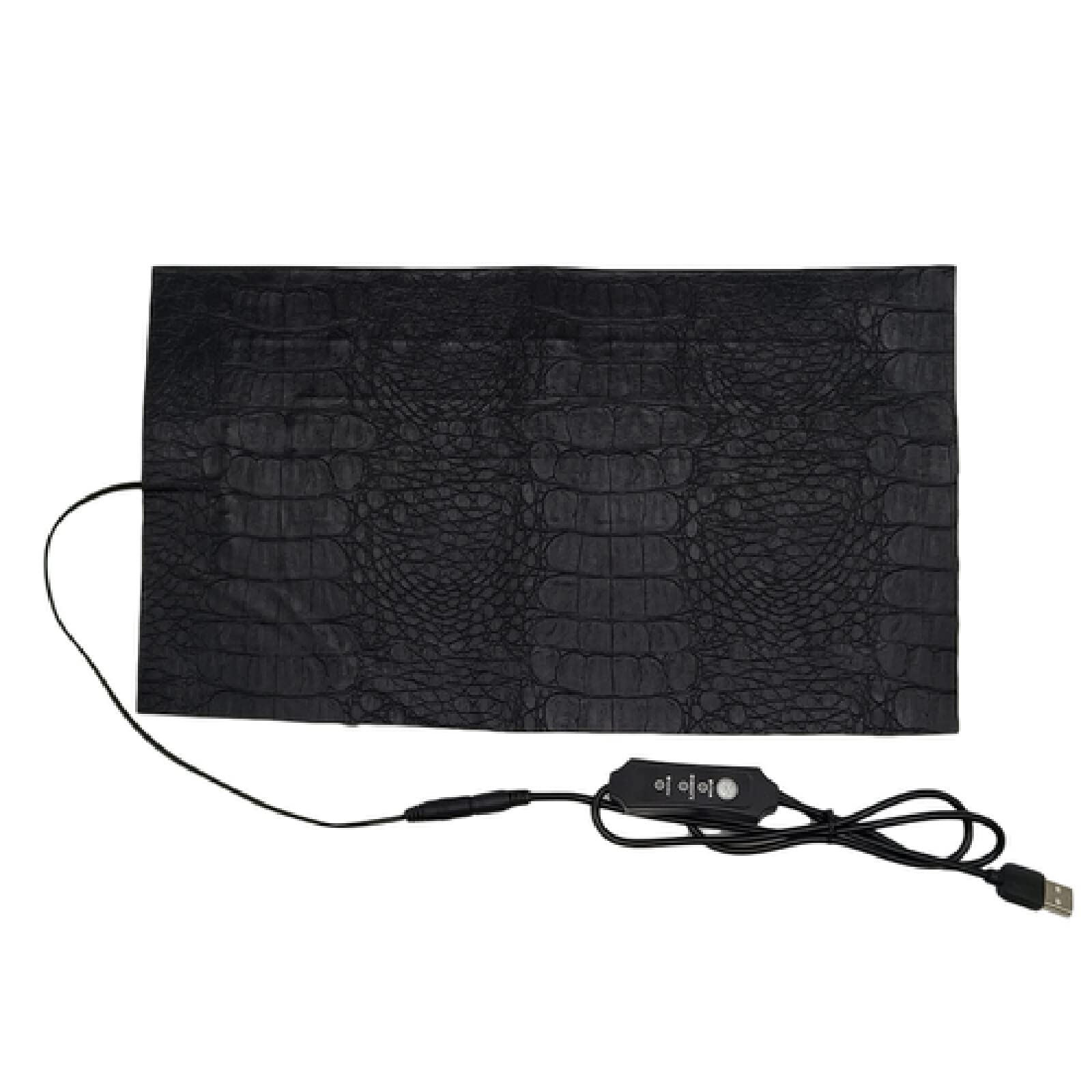Reptile Heat Mat with Adjustable Temperature Controller - Waterproof Pet Heating Pad for Lizards, Snakes & Turtles - Terrarium Accessories for Reptile Habitat & Breeding - Perfect for Winter Warmth & Nighttime Heating