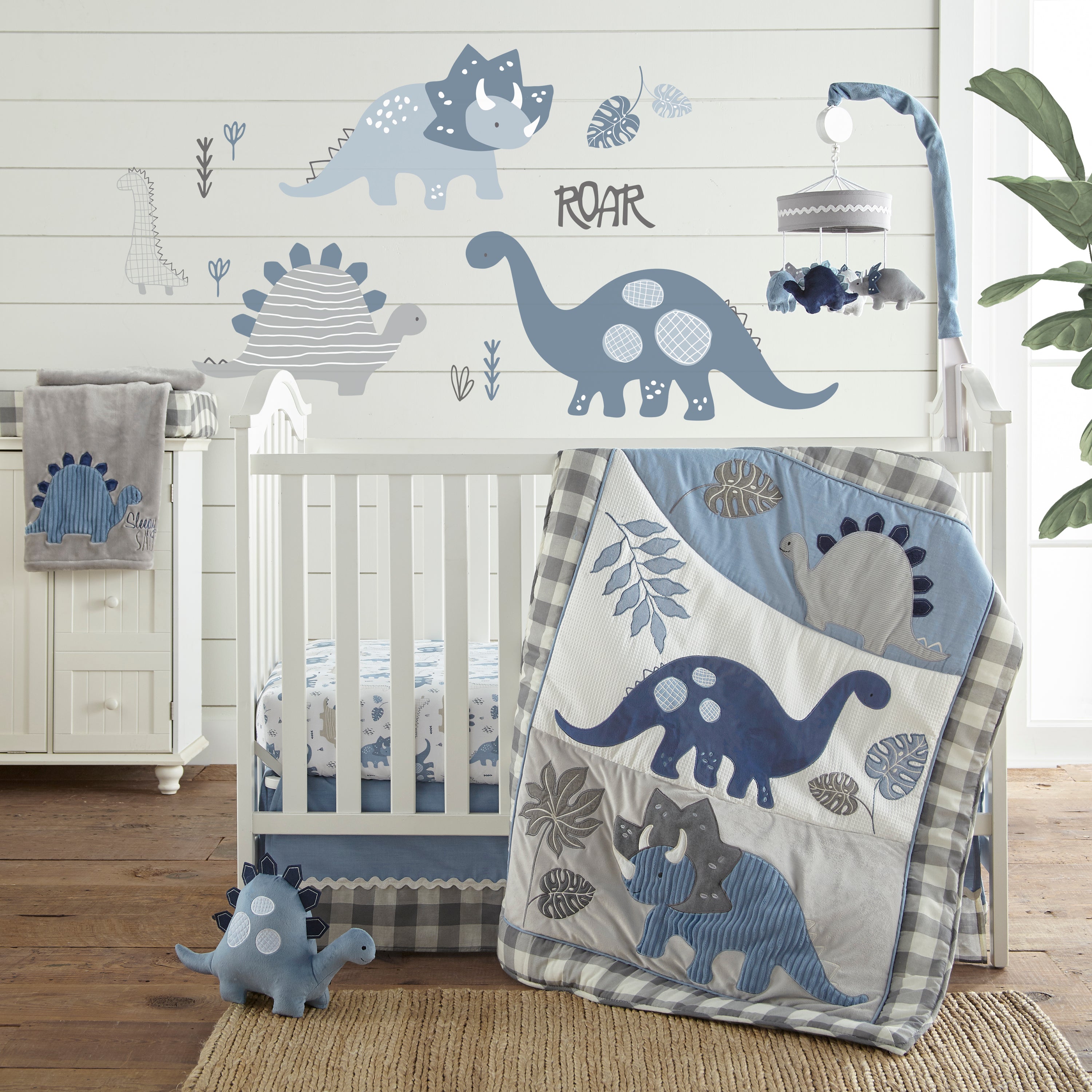 Kipton 4-Piece Crib Bedding Set - Soft Baby Crib Sheets, Fitted Crib Skirt & Breathable Crib Bumper - Perfect for Nursery, Baby Shower Gifts & Newborn Sleep Safety