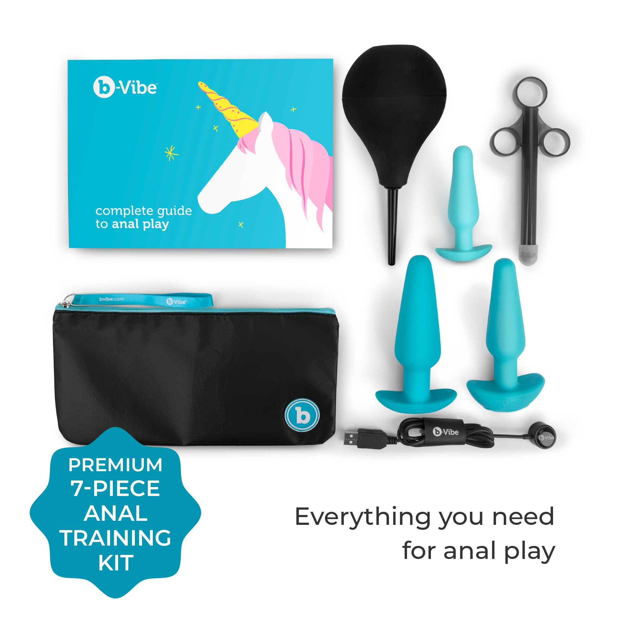 b-Vibe Anal Training Plug Set for Couples - Premium Adult Sex Toy for Anal Stimulation & Education | Perfect for Beginners, Couples Play & Solo Exploration | Enhance Intimacy & Sexual Wellness