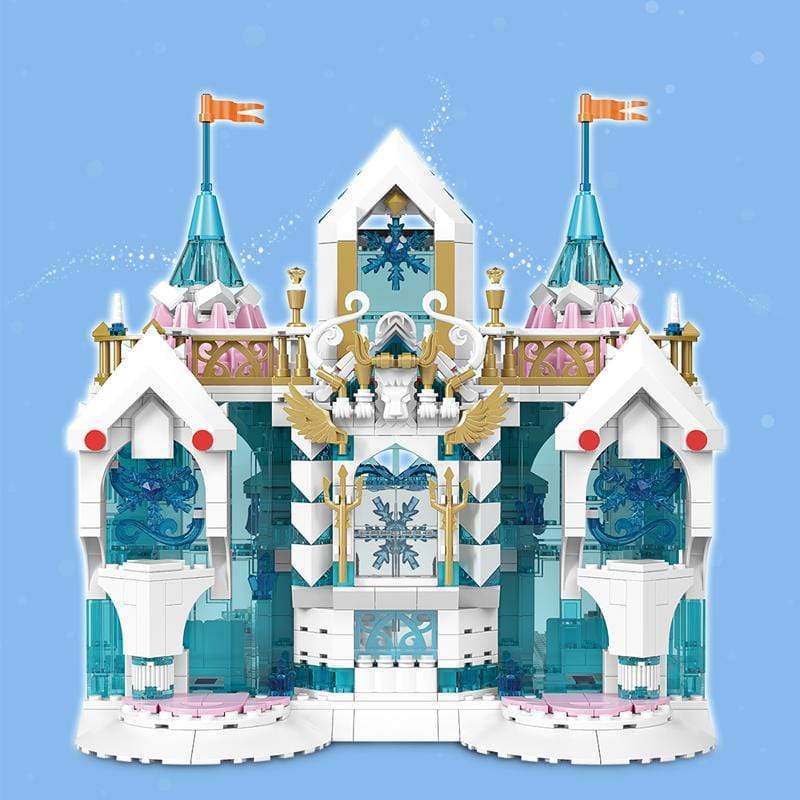 Mould King 11008 Snow Palace Building Blocks Set - 3,800+ Pieces, Winter Castle Model Kit for Adults & Teens - Perfect for Holiday Decor, Gift, and Display | DIY Creative Construction Toy for Home & Office