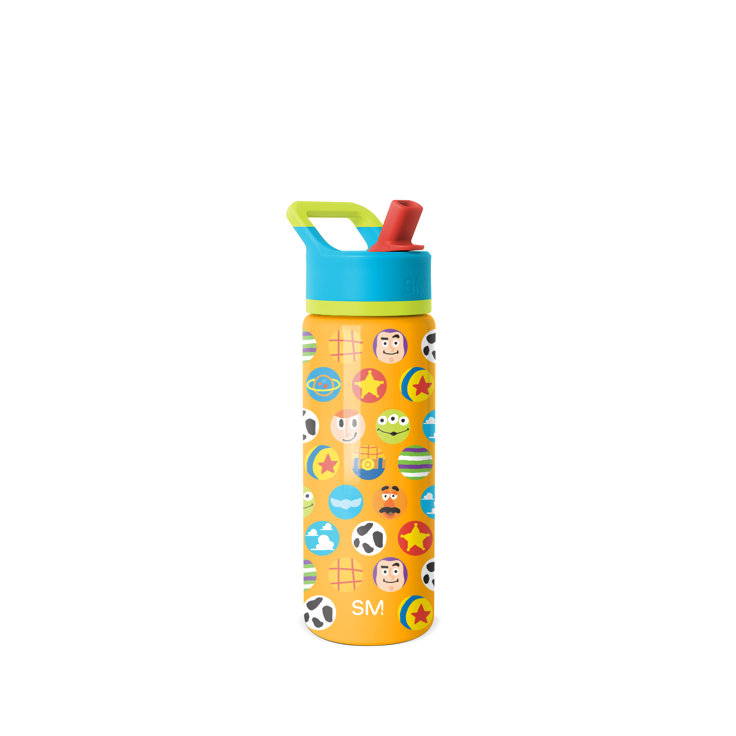 Summit Kids Water Bottle with Straw Lid - BPA Free, Leak Proof, Insulated Stainless Steel Bottle for School, Sports & Outdoor Activities