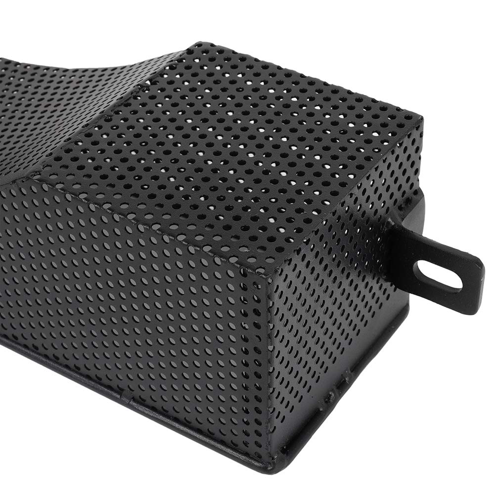 ECCPP Heavy Duty Steel Mesh Golf Cart Front Dash Storage Basket - Organizer Tray for EZGO RXV 2008+ Gas & Electric Models | Additional Utility Storage Solution | Perfect for Golf Course Accessories, Snacks & Personal Items - Black