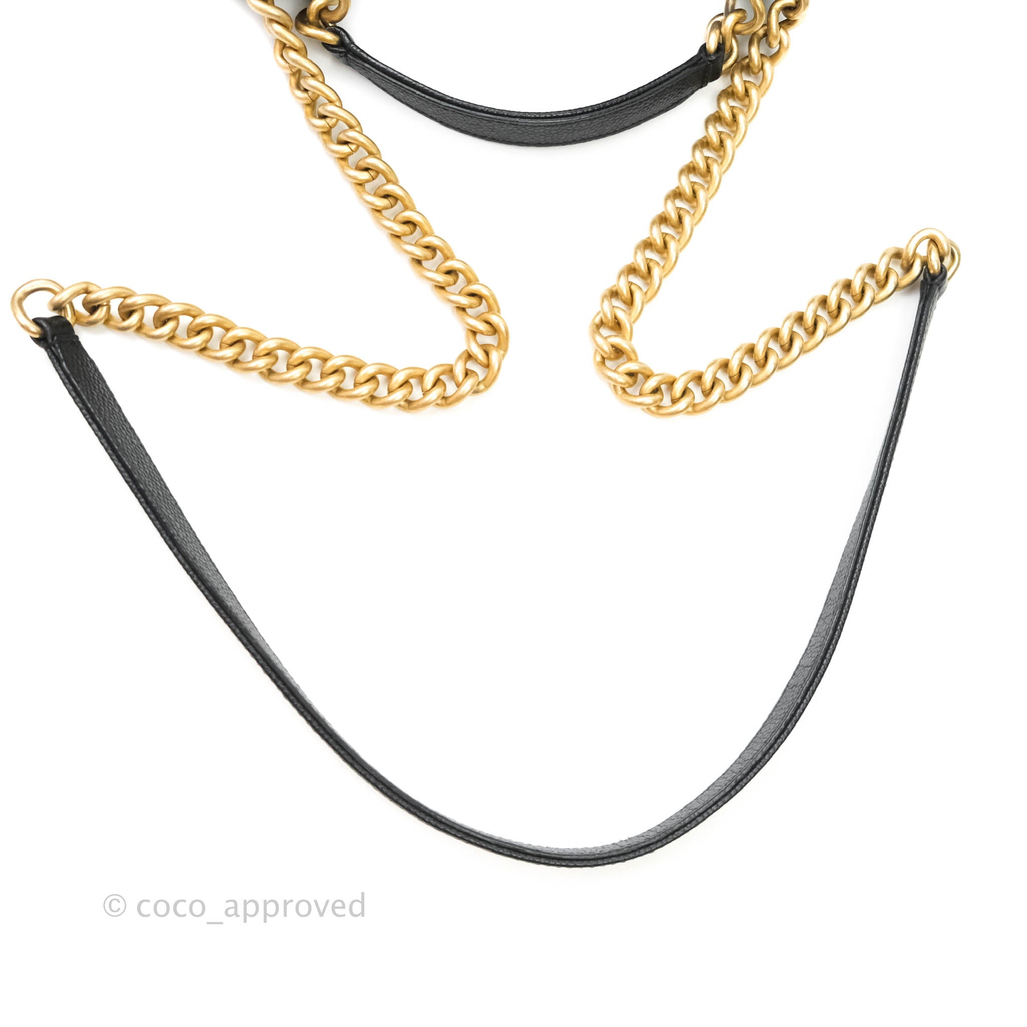 Chanel Chic Affinity Medium Grained Calfskin Handbag - Black with Aged Gold Hardware | Luxury Crossbody Bag for Women, Perfect for Date Night & Evening Events